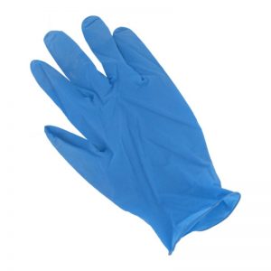 Latex handschoenen blauw